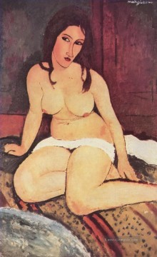 Amedeo Modigliani Werke - SitzAkt 1917 2 Amedeo Modigliani
